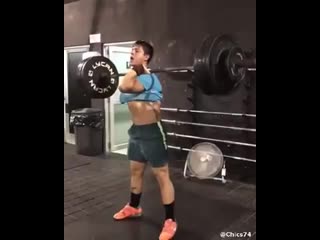 one-armed weightlifter