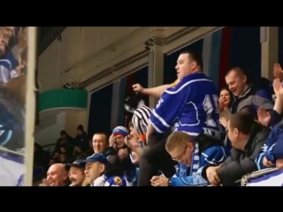 fan chirping referee during match