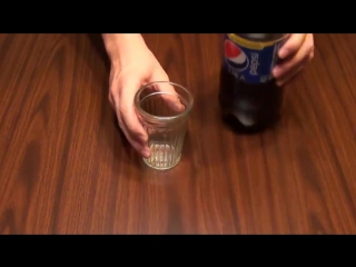 pour cola without foam